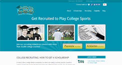 Desktop Screenshot of collegesportsscholarships.com