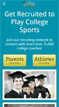 Mobile Screenshot of collegesportsscholarships.com