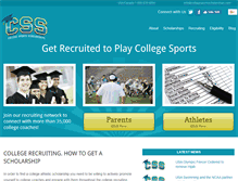 Tablet Screenshot of collegesportsscholarships.com